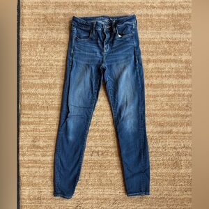 American Eagle Outfitters Dark Blue Skinny Jeans
